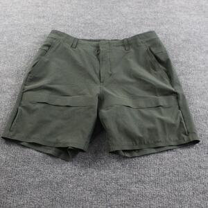 Lululemon Shorts Mens 38 Mark Healey Moon Drift Green Hiking Training Outdoor